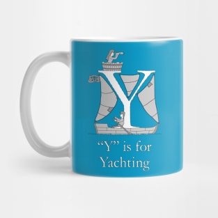 Y is for Yachting Mug